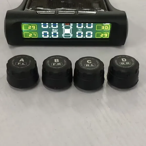 Solar display and four valve sensors