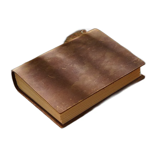 Hand-stitched leather travel journal, 200 kraft sheets — photo 5