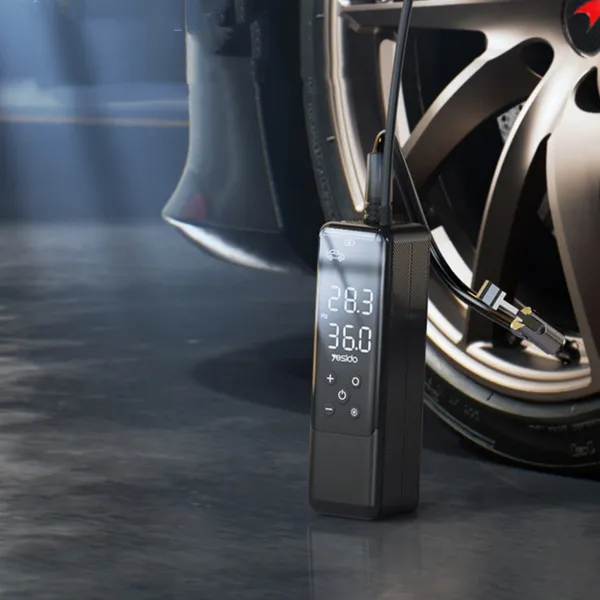 Inflator connected to a wheel valve