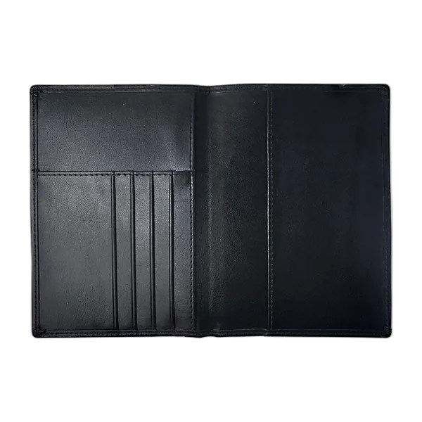 Leather passport holder with RFID protection — photo 3