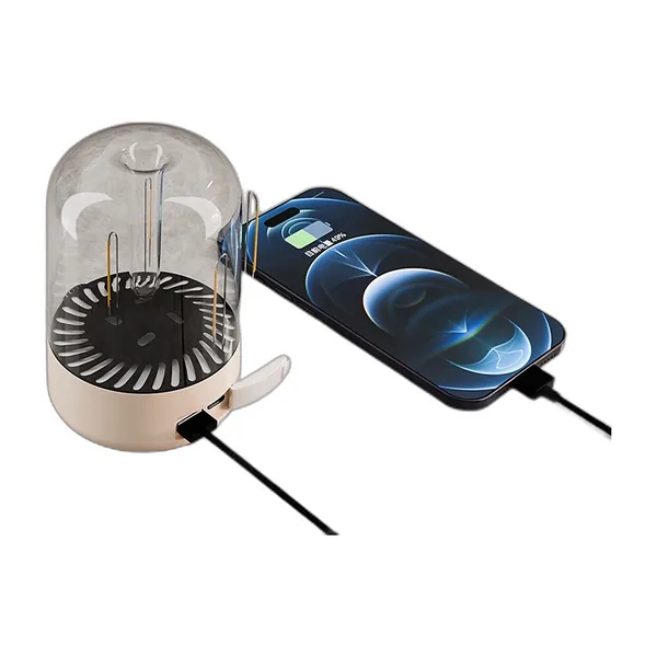 Lanterne de camping rechargeable à variateur, avec sortie USB — 3