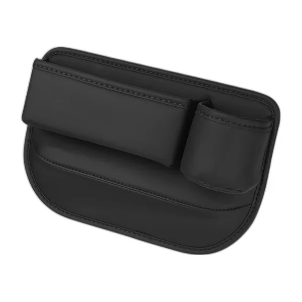 Car seat gap organiser with cup holder — 2