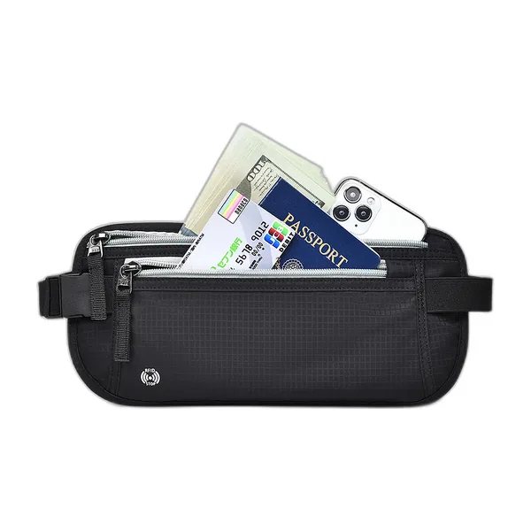 Hidden travel money belt with RFID lining — photo 3