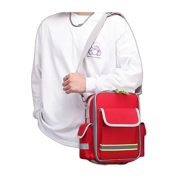 Empty first-aid shoulder bag, 32 × 26 × 12 cm — photo 4