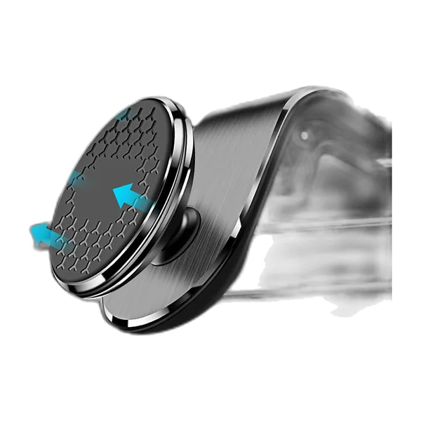 Magnetic air-vent phone mount, 360° rotation — photo 2