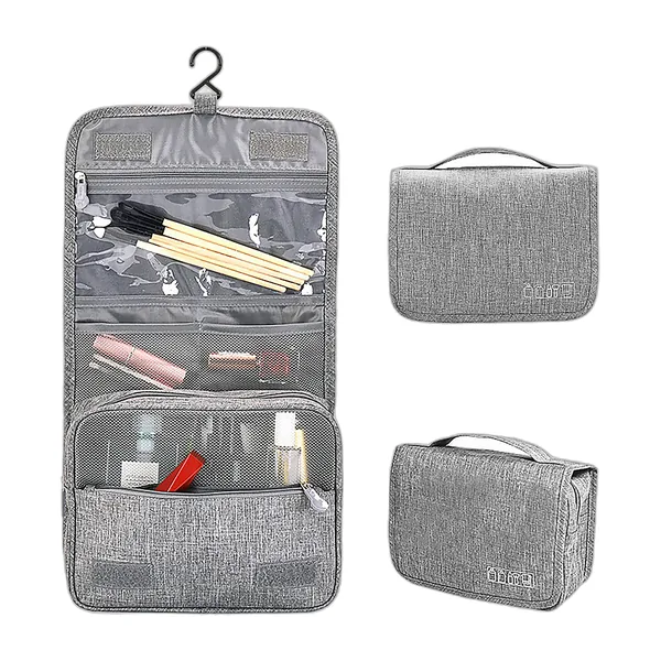 Hanging toiletry bag with swivel hook — photo 2